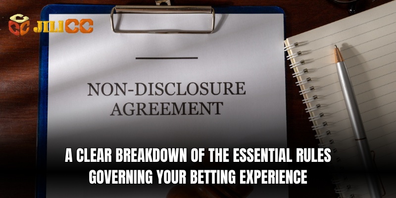 a clear breakdown of the essential rules governing your betting experience