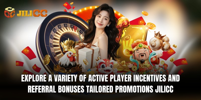 explore a variety of active player incentives and referral bonuses tailored promotions jilicc
