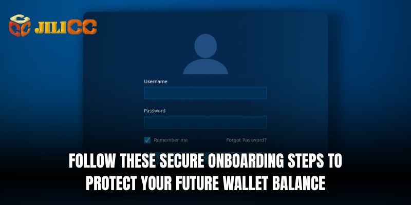 follow these secure onboarding steps to protect your future wallet balance